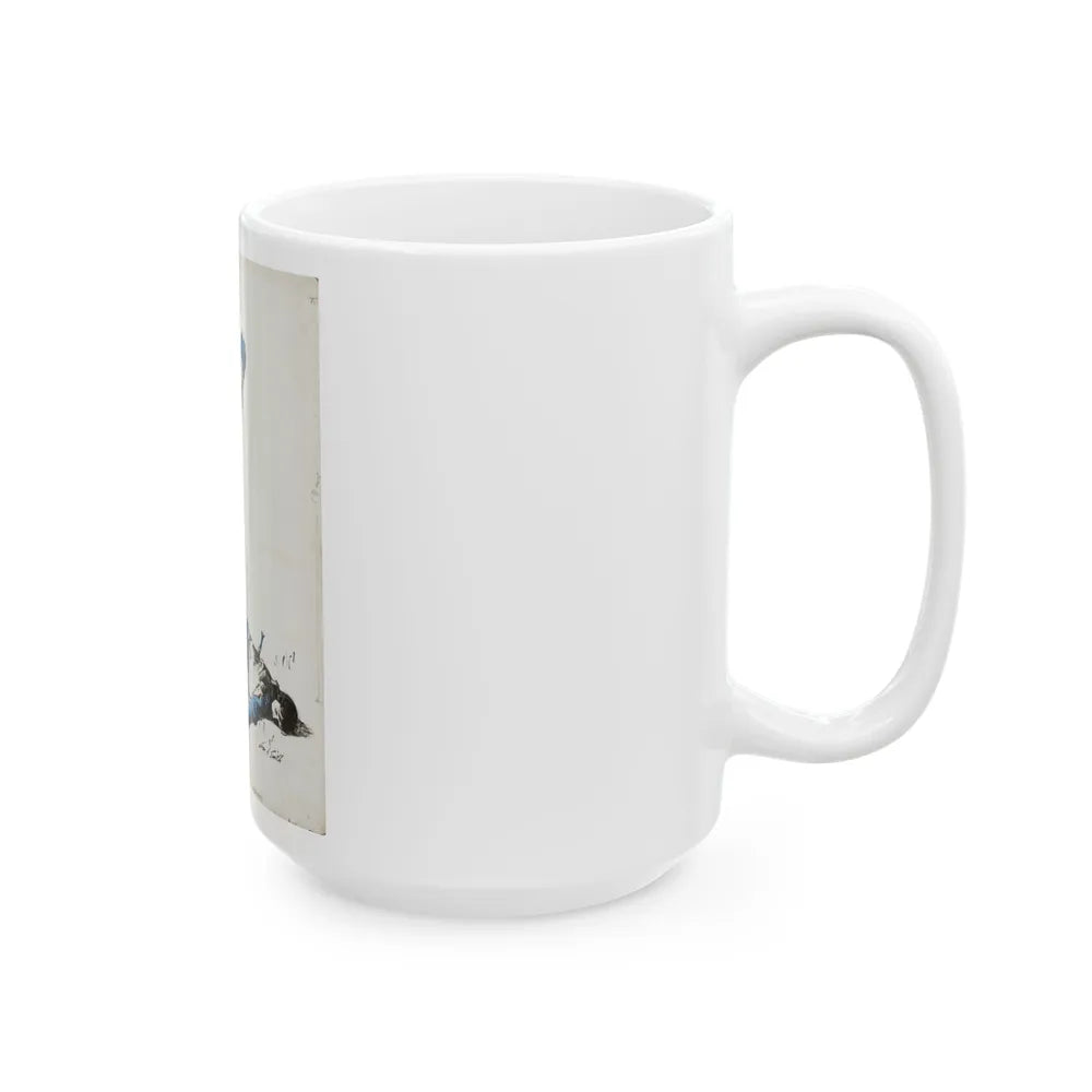 Crime Illustration - White Coffee Mug-Go Mug Yourself