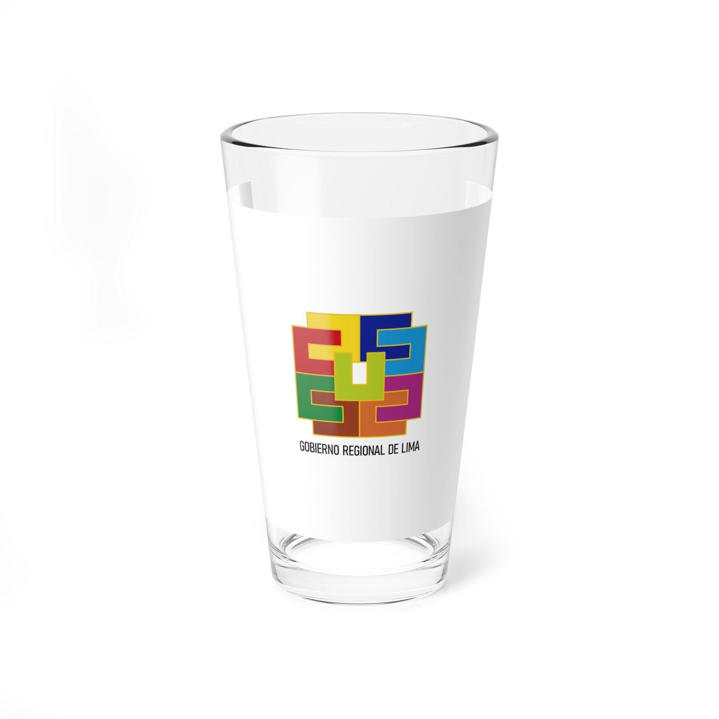 Lima region flag (Peru) Pint Glass 16oz