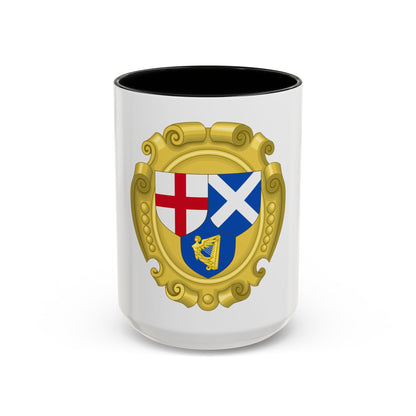 Coat of Arms of the Commonwealth of England, Scotland and Ireland - Accent Coffee Mug