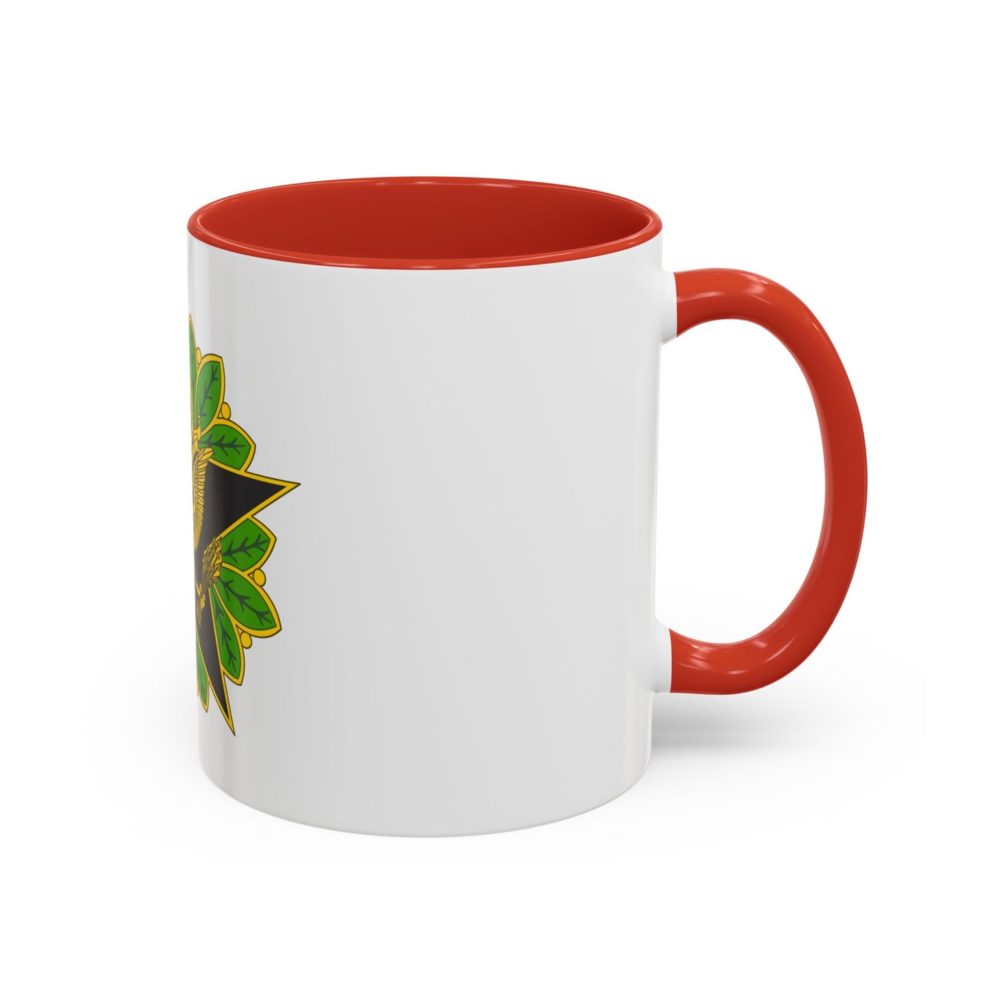 Staff Identification Badge (U.S. Army) Accent Coffee Mug