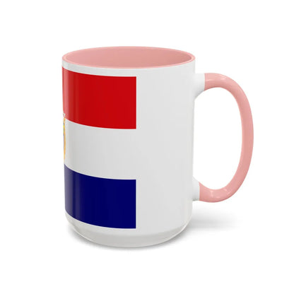 Flag of Guaranda Ecuador - Accent Coffee Mug-Go Mug Yourself