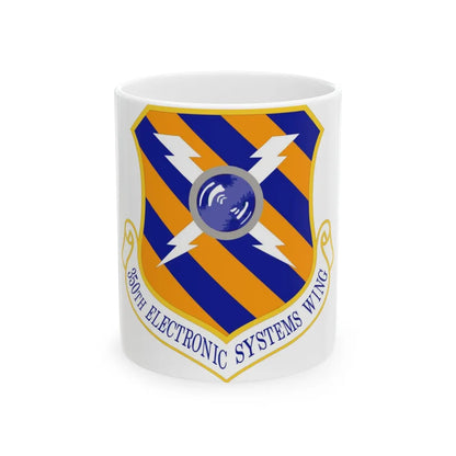 350th Electronic Systems Wing (U.S. Air Force) White Coffee Mug-11oz-Go Mug Yourself