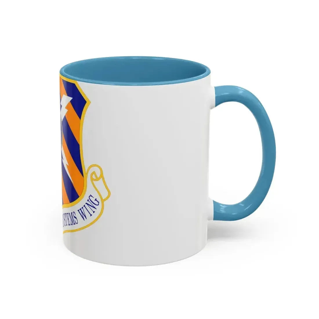 350th Electronic Systems Wing (U.S. Air Force) Accent Coffee Mug - Go Mug Yourself