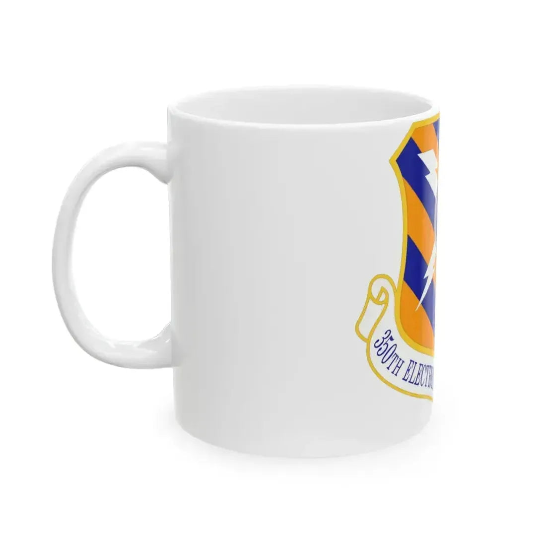 350th Electronic Systems Wing (U.S. Air Force) White Coffee Mug - Go Mug Yourself