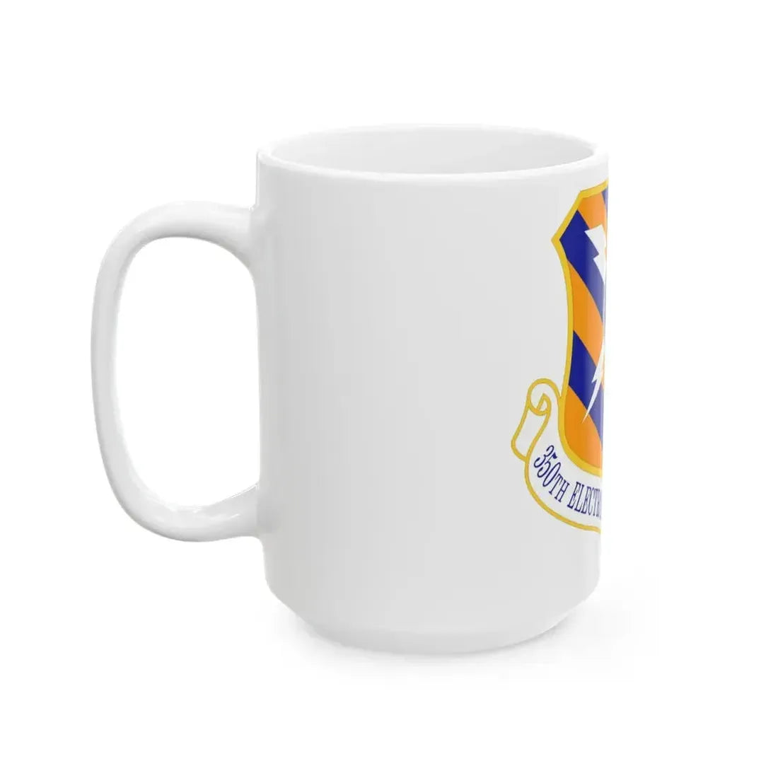 350th Electronic Systems Wing (U.S. Air Force) White Coffee Mug - Go Mug Yourself