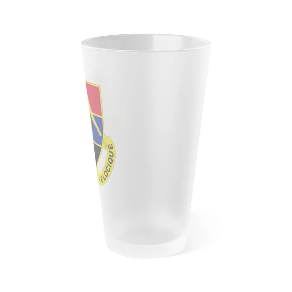 351 Armored Field Artillery Battalion (U.S. Army) Frosted Pint Glass 16oz-Go Mug Yourself