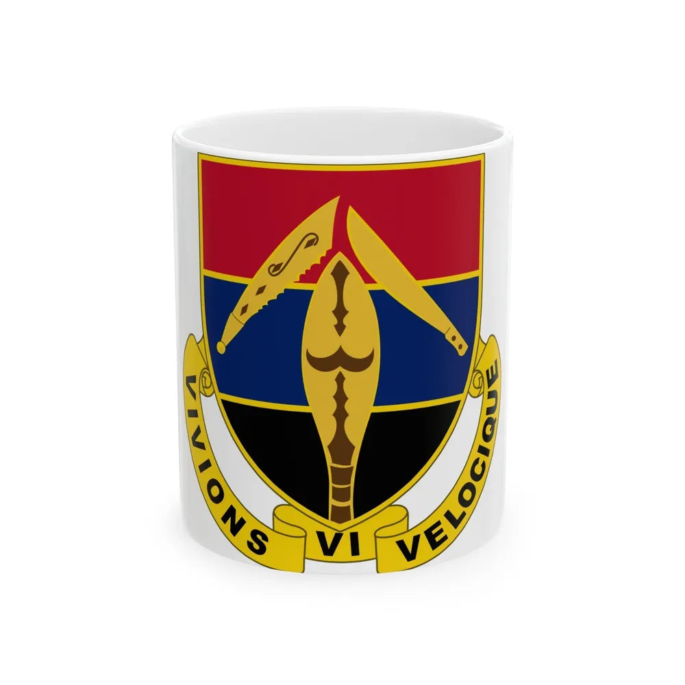 351 Armored Field Artillery Battalion (U.S. Army) White Coffee Mug-11oz-Go Mug Yourself