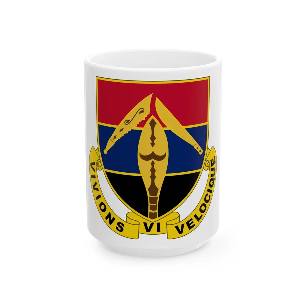 351 Armored Field Artillery Battalion (U.S. Army) White Coffee Mug-15oz-Go Mug Yourself