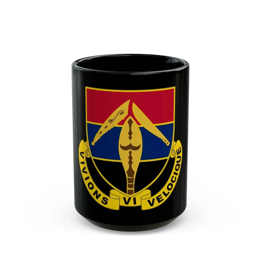 351 Armored Field Artillery Battalion (U.S. Army) Black Coffee Mug 15oz - Go Mug Yourself