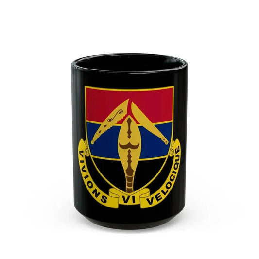 351 Armored Field Artillery Battalion (U.S. Army) Black Coffee Mug 15oz - Go Mug Yourself