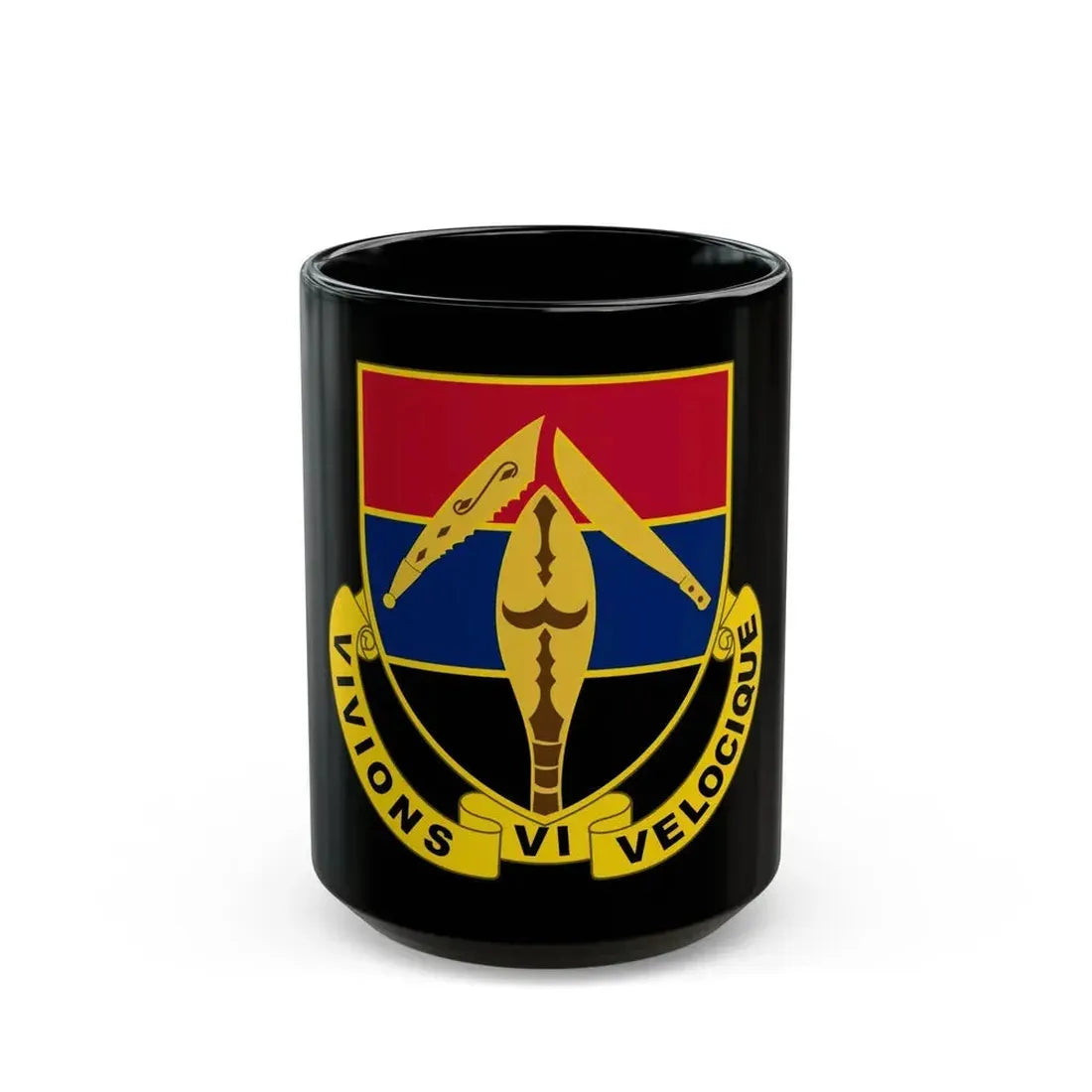 351 Armored Field Artillery Battalion (U.S. Army) Black Coffee Mug 15oz - Go Mug Yourself