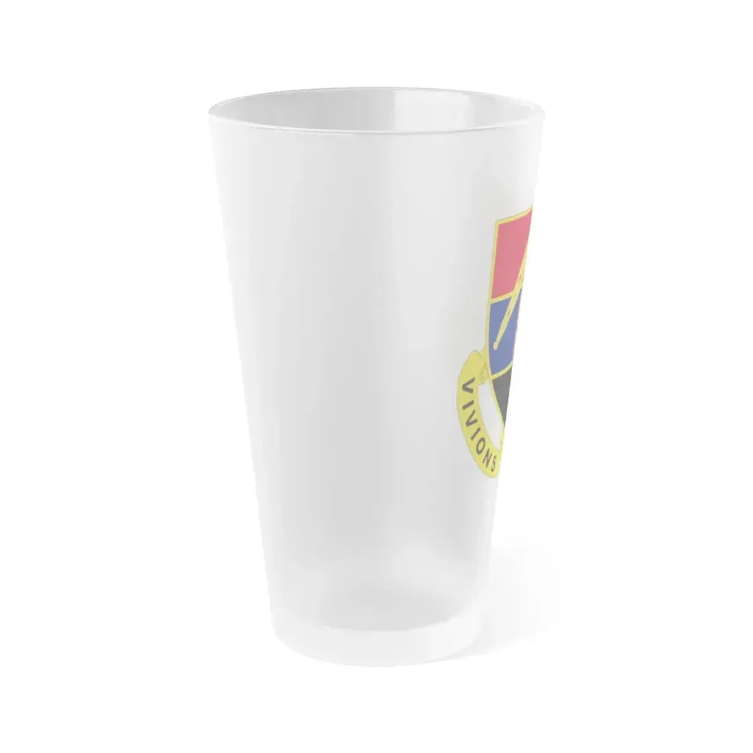 351 Armored Field Artillery Battalion (U.S. Army) Frosted Pint Glass 16oz - Go Mug Yourself