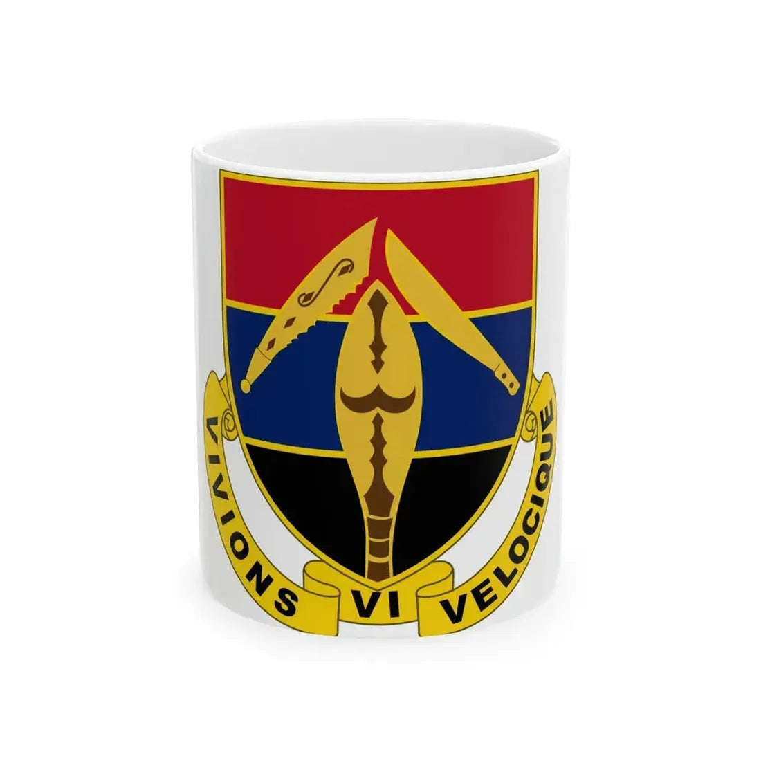 351 Armored Field Artillery Battalion (U.S. Army) White Coffee Mug 11oz - Go Mug Yourself