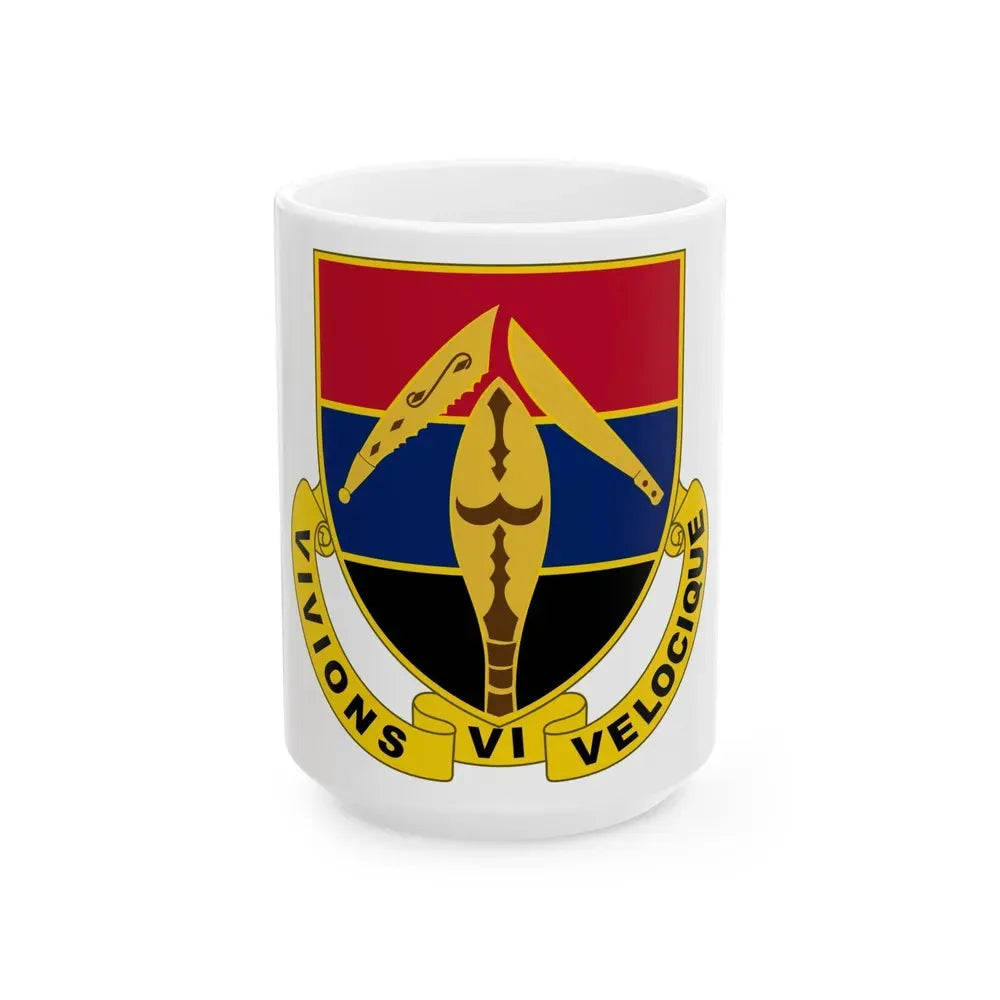 351 Armored Field Artillery Battalion (U.S. Army) White Coffee Mug 15oz - Go Mug Yourself