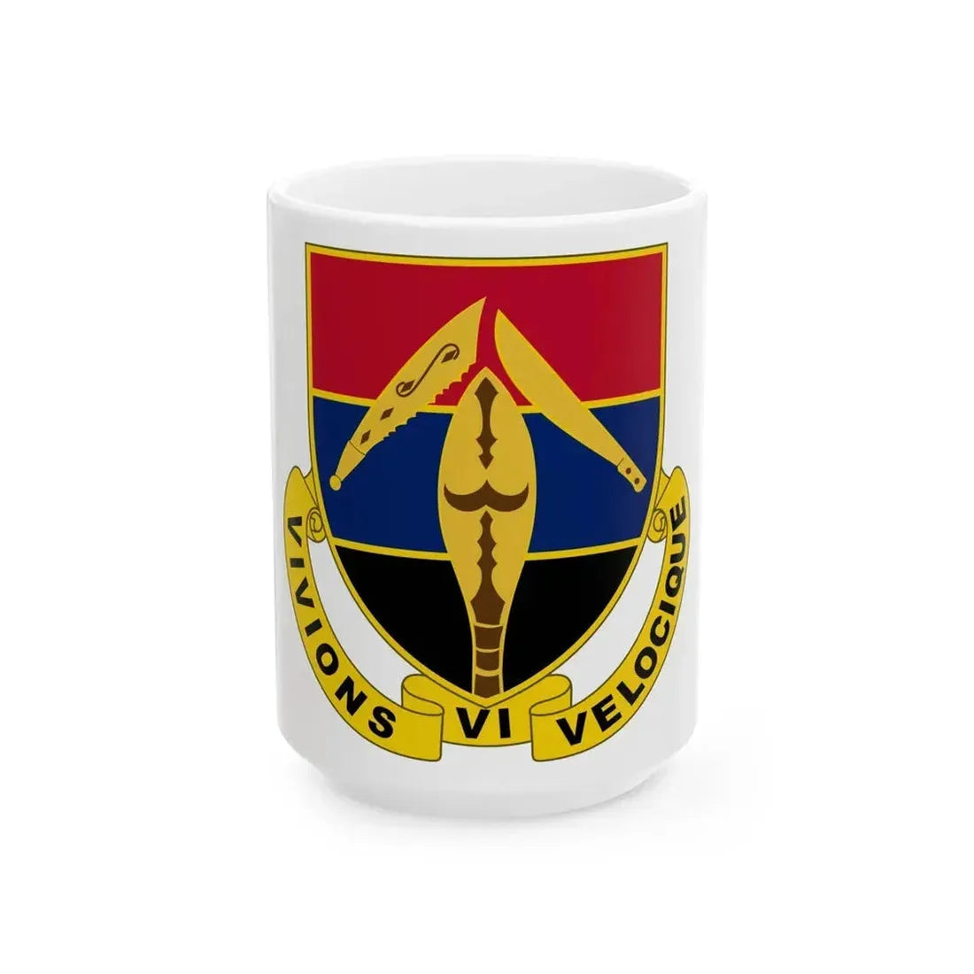 351 Armored Field Artillery Battalion (U.S. Army) White Coffee Mug 15oz - Go Mug Yourself