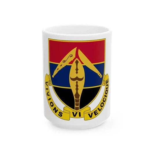 351 Armored Field Artillery Battalion (U.S. Army) White Coffee Mug 15oz - Go Mug Yourself