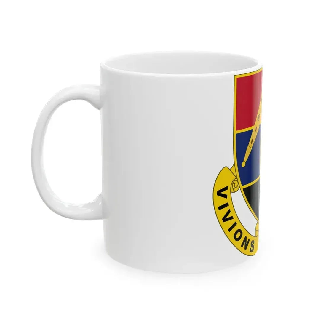 351 Armored Field Artillery Battalion (U.S. Army) White Coffee Mug - Go Mug Yourself
