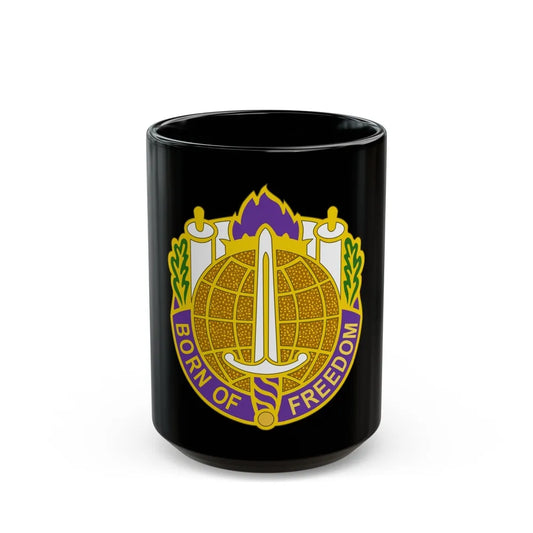 351 Civil Affairs Command 2 (U.S. Army) Black Coffee Mug-15oz-Go Mug Yourself