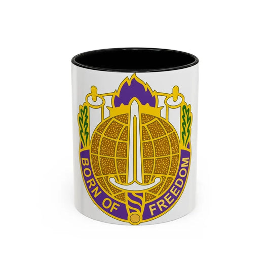 351 Civil Affairs Command 2 (U.S. Army) Accent Coffee Mug 11oz Black - Go Mug Yourself