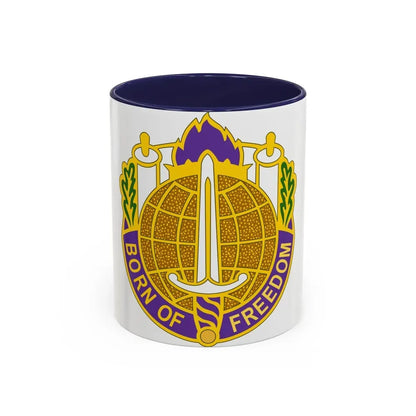 351 Civil Affairs Command 2 (U.S. Army) Accent Coffee Mug 11oz Navy - Go Mug Yourself