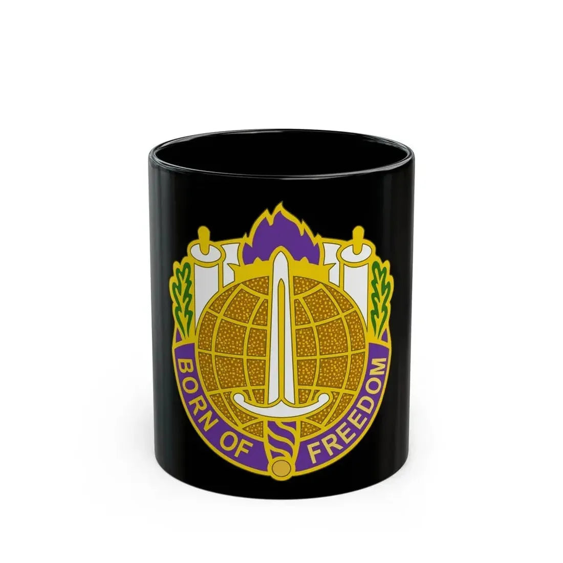 351 Civil Affairs Command 2 (U.S. Army) Black Coffee Mug 11oz - Go Mug Yourself