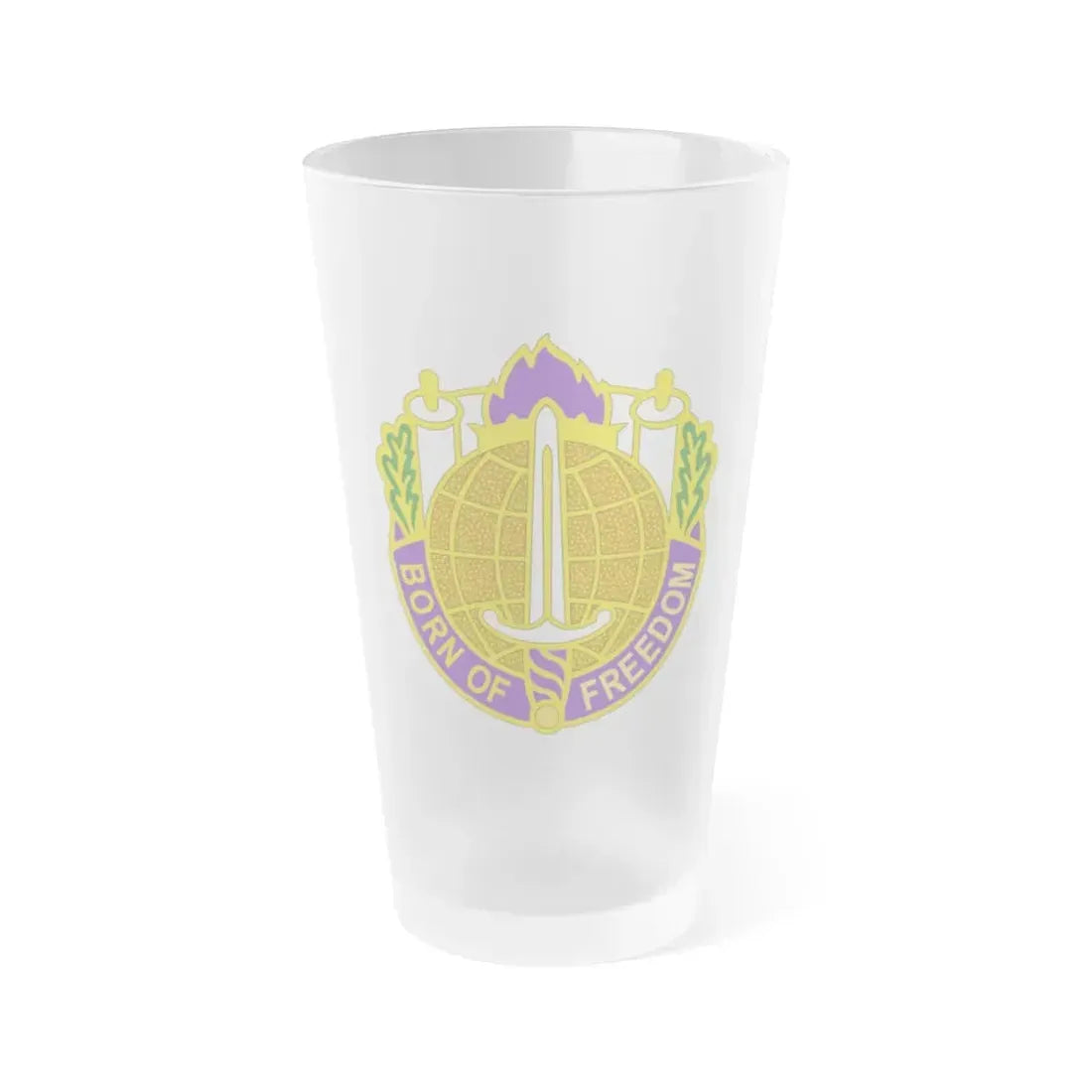 351 Civil Affairs Command 2 (U.S. Army) Frosted Pint Glass 16oz Default Title - Go Mug Yourself