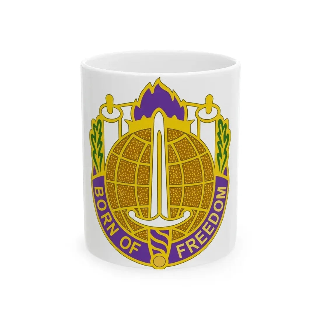 351 Civil Affairs Command 2 (U.S. Army) White Coffee Mug 11oz - Go Mug Yourself
