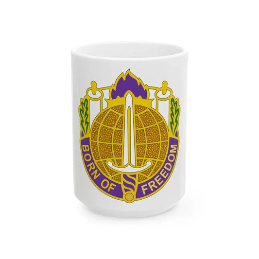 351 Civil Affairs Command 2 (U.S. Army) White Coffee Mug 15oz - Go Mug Yourself