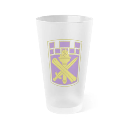 351 Civil Affairs Command 3 (U.S. Army) Frosted Pint Glass 16oz-Go Mug Yourself