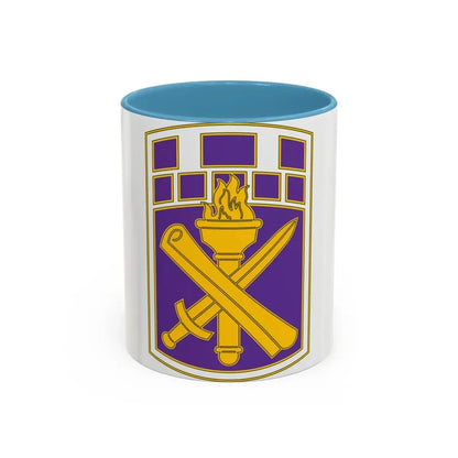 351 Civil Affairs Command 3 (U.S. Army) Accent Coffee Mug 11oz Light Blue - Go Mug Yourself