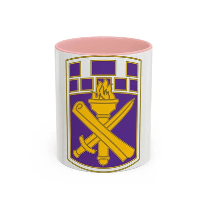 351 Civil Affairs Command 3 (U.S. Army) Accent Coffee Mug 11oz Pink - Go Mug Yourself