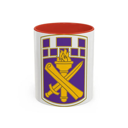 351 Civil Affairs Command 3 (U.S. Army) Accent Coffee Mug 11oz Red - Go Mug Yourself