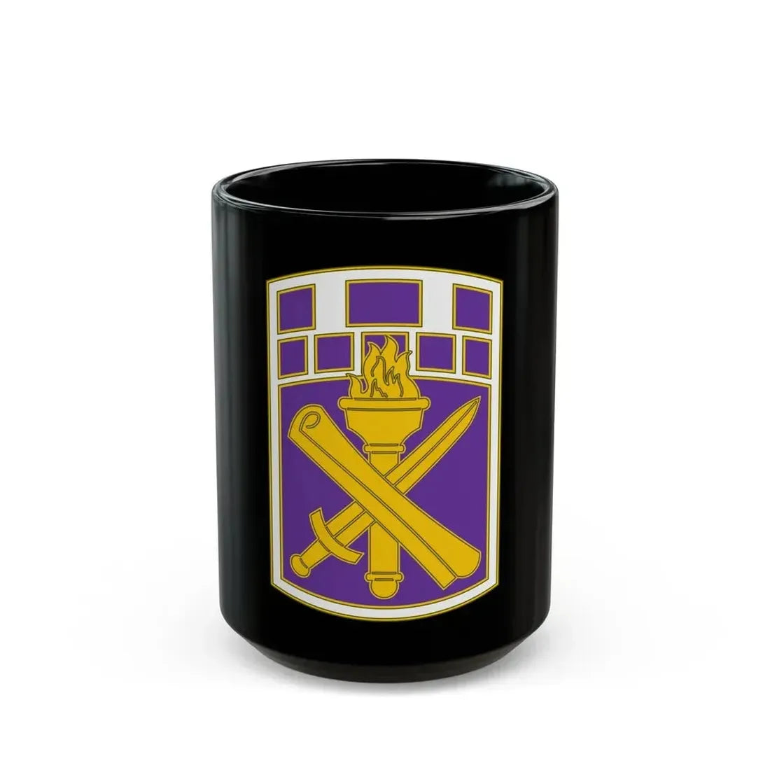 351 Civil Affairs Command 3 (U.S. Army) Black Coffee Mug 15oz - Go Mug Yourself