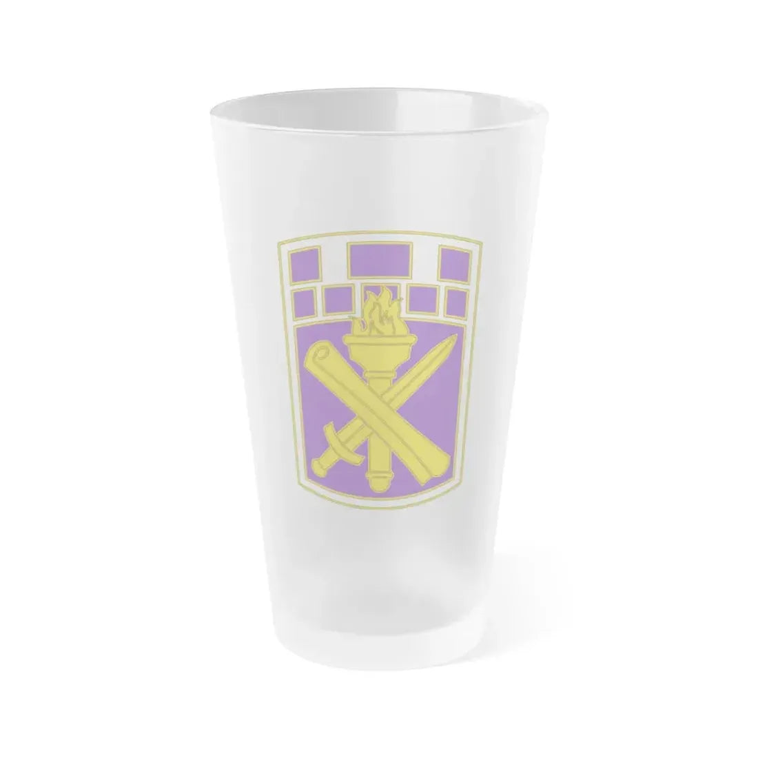 351 Civil Affairs Command 3 (U.S. Army) Frosted Pint Glass 16oz Default Title - Go Mug Yourself