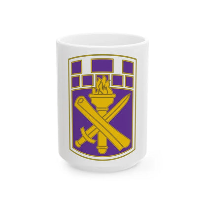 351 Civil Affairs Command 3 (U.S. Army) White Coffee Mug 15oz - Go Mug Yourself