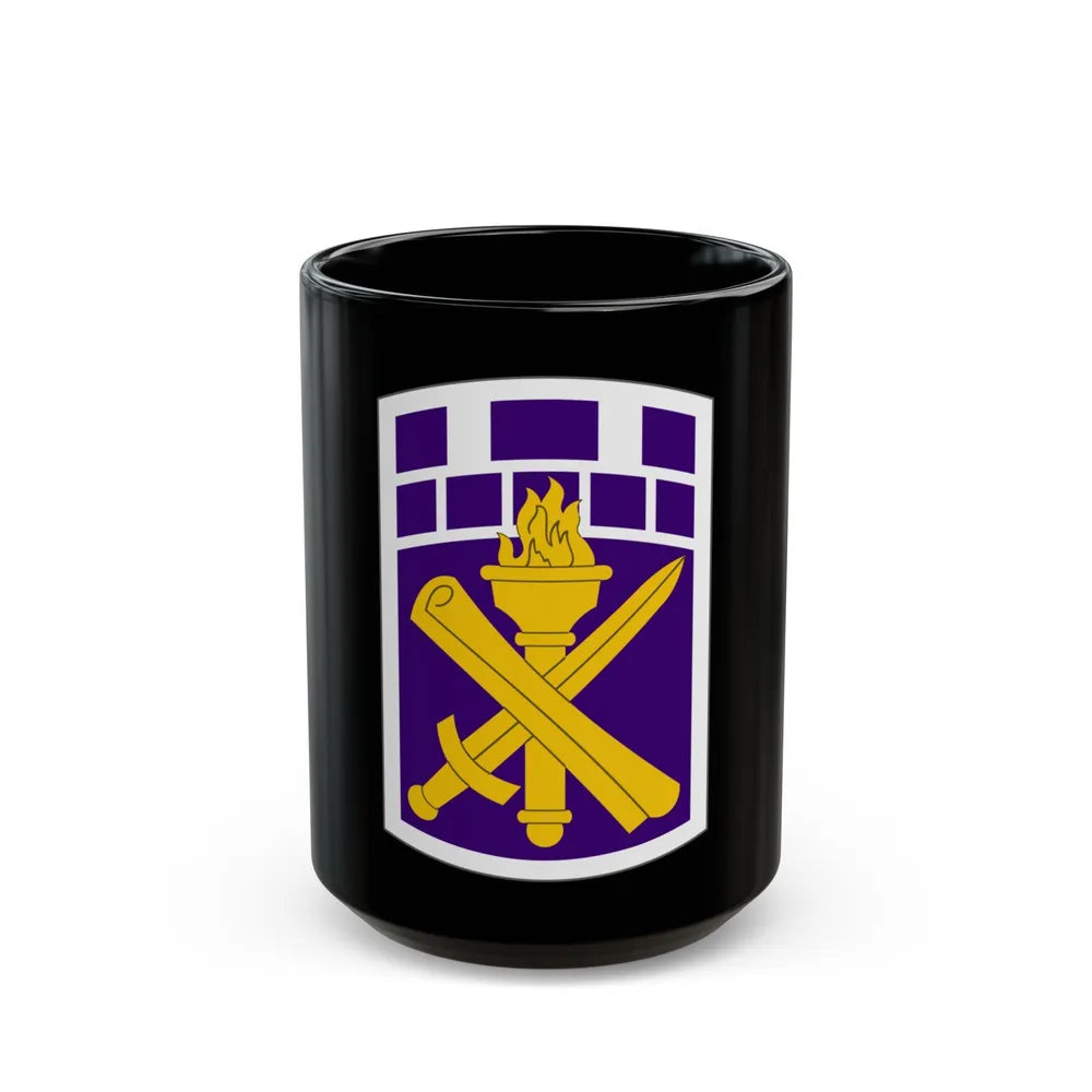 351 Civil Affairs Command (U.S. Army) Black Coffee Mug-15oz-Go Mug Yourself