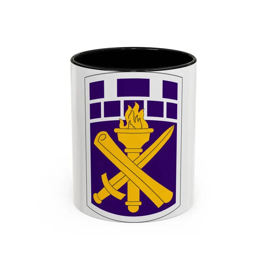 351 Civil Affairs Command (U.S. Army) Accent Coffee Mug 11oz Black - Go Mug Yourself