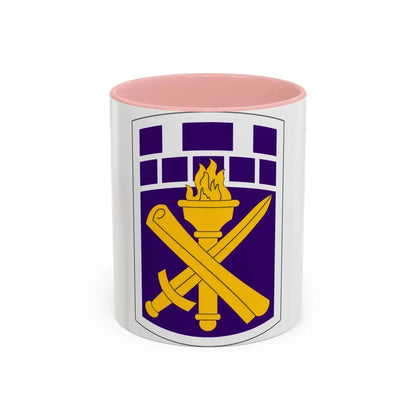 351 Civil Affairs Command (U.S. Army) Accent Coffee Mug 11oz Pink - Go Mug Yourself