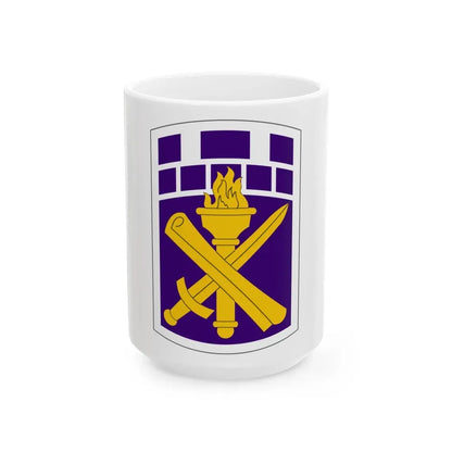 351 Civil Affairs Command (U.S. Army) White Coffee Mug 15oz - Go Mug Yourself