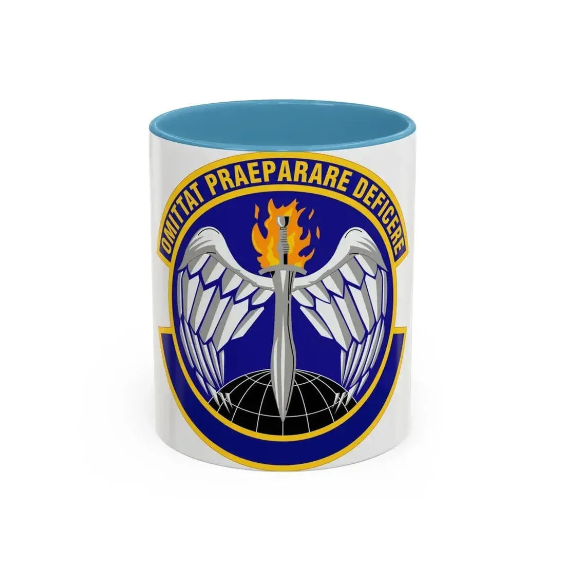 351 Special Warfare Training Squadron AETC (U.S. Air Force) Accent Coffee Mug 11oz Light Blue - Go Mug Yourself