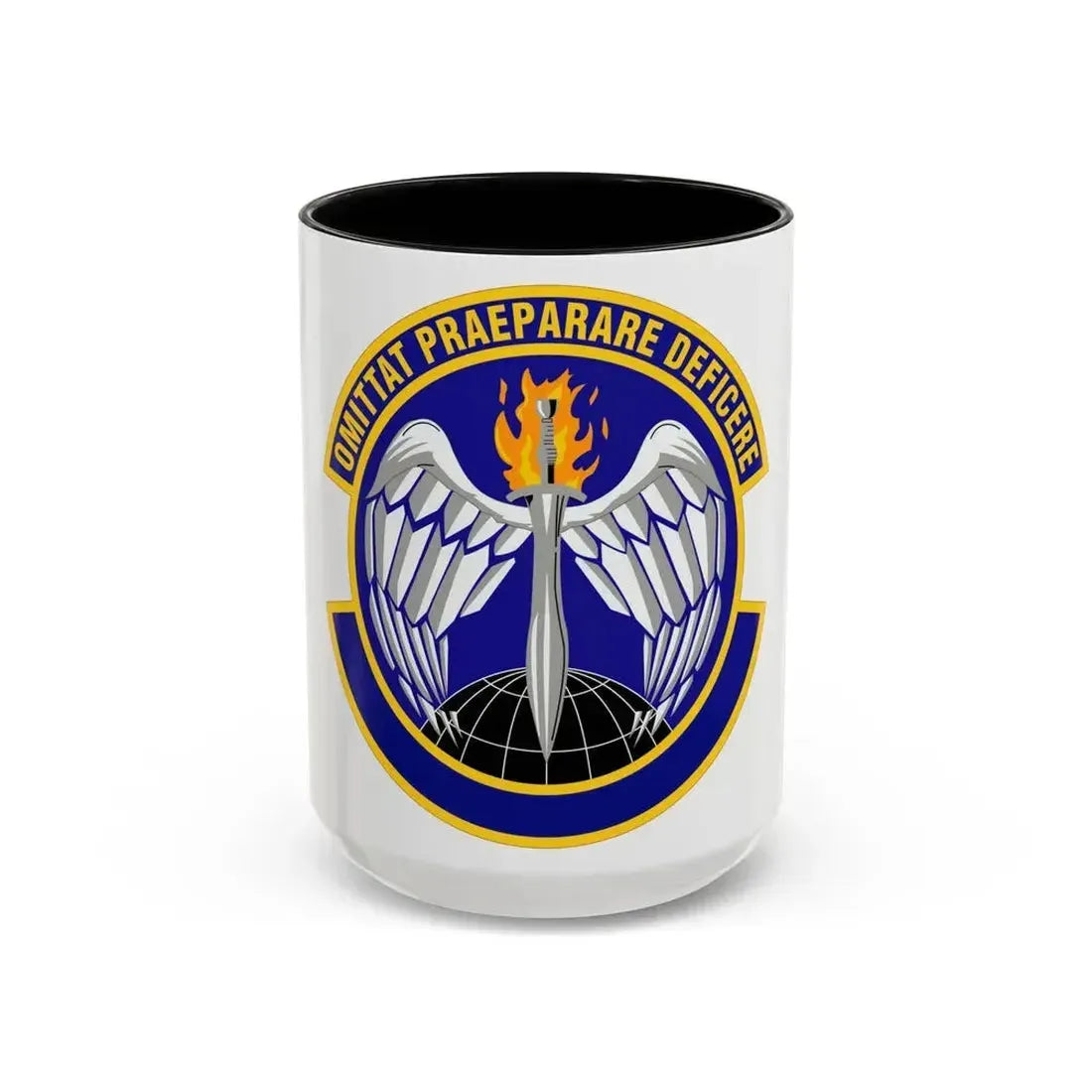 351 Special Warfare Training Squadron AETC (U.S. Air Force) Accent Coffee Mug 15oz Black - Go Mug Yourself