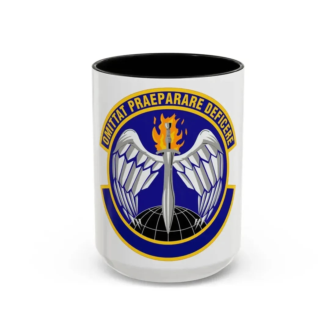 351 Special Warfare Training Squadron AETC (U.S. Air Force) Accent Coffee Mug 15oz Black - Go Mug Yourself