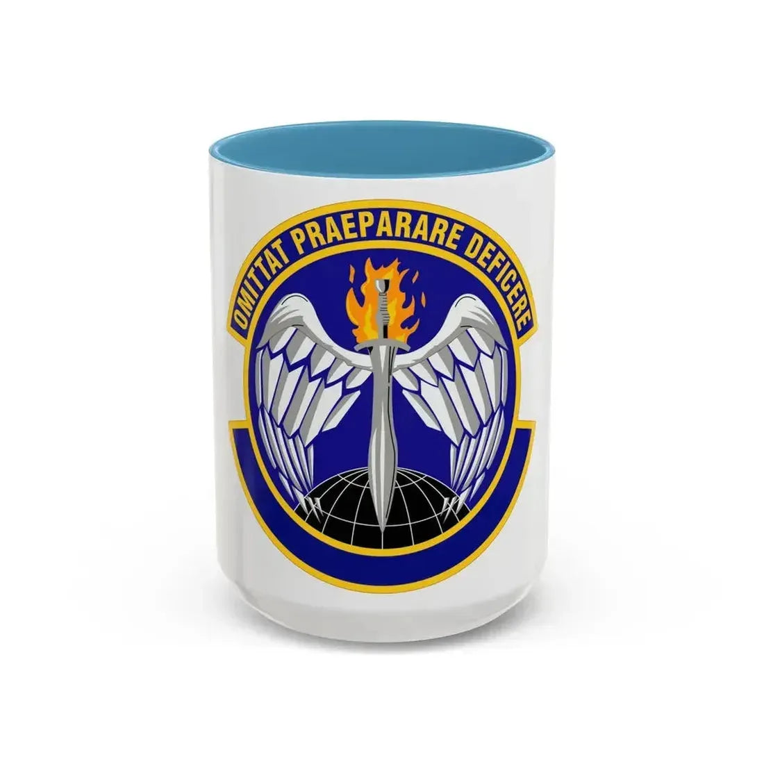351 Special Warfare Training Squadron AETC (U.S. Air Force) Accent Coffee Mug 15oz Light Blue - Go Mug Yourself