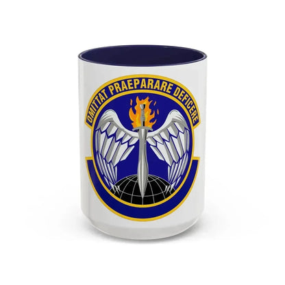 351 Special Warfare Training Squadron AETC (U.S. Air Force) Accent Coffee Mug 15oz Navy - Go Mug Yourself