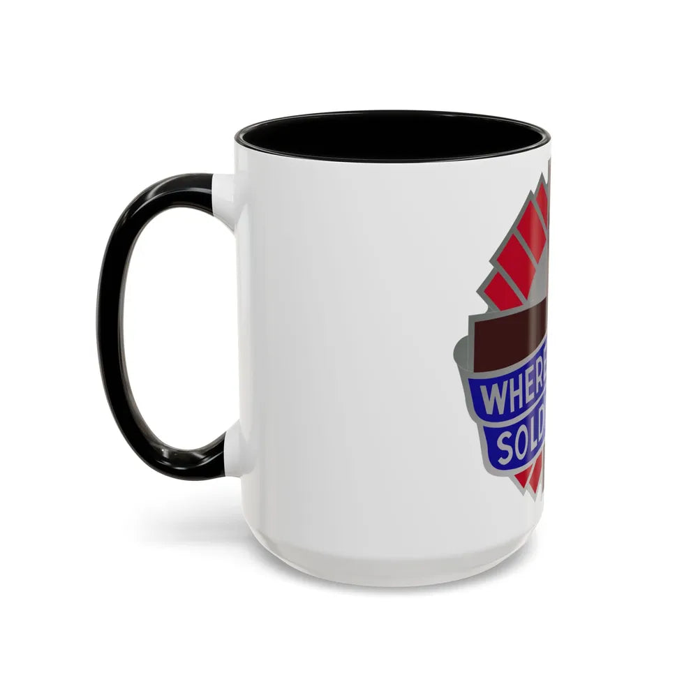 351 Surgical Hospital (U.S. Army) Accent Coffee Mug-Go Mug Yourself