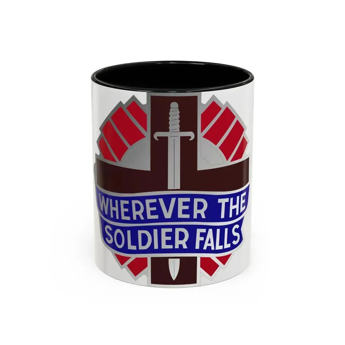 351 Surgical Hospital (U.S. Army) Accent Coffee Mug 11oz Black - Go Mug Yourself