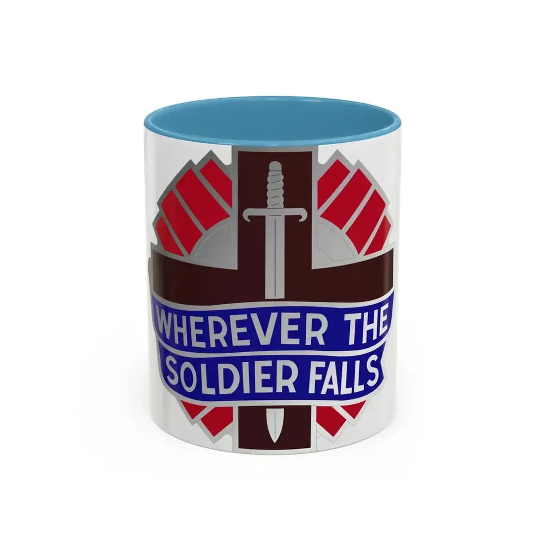 351 Surgical Hospital (U.S. Army) Accent Coffee Mug 11oz Light Blue - Go Mug Yourself