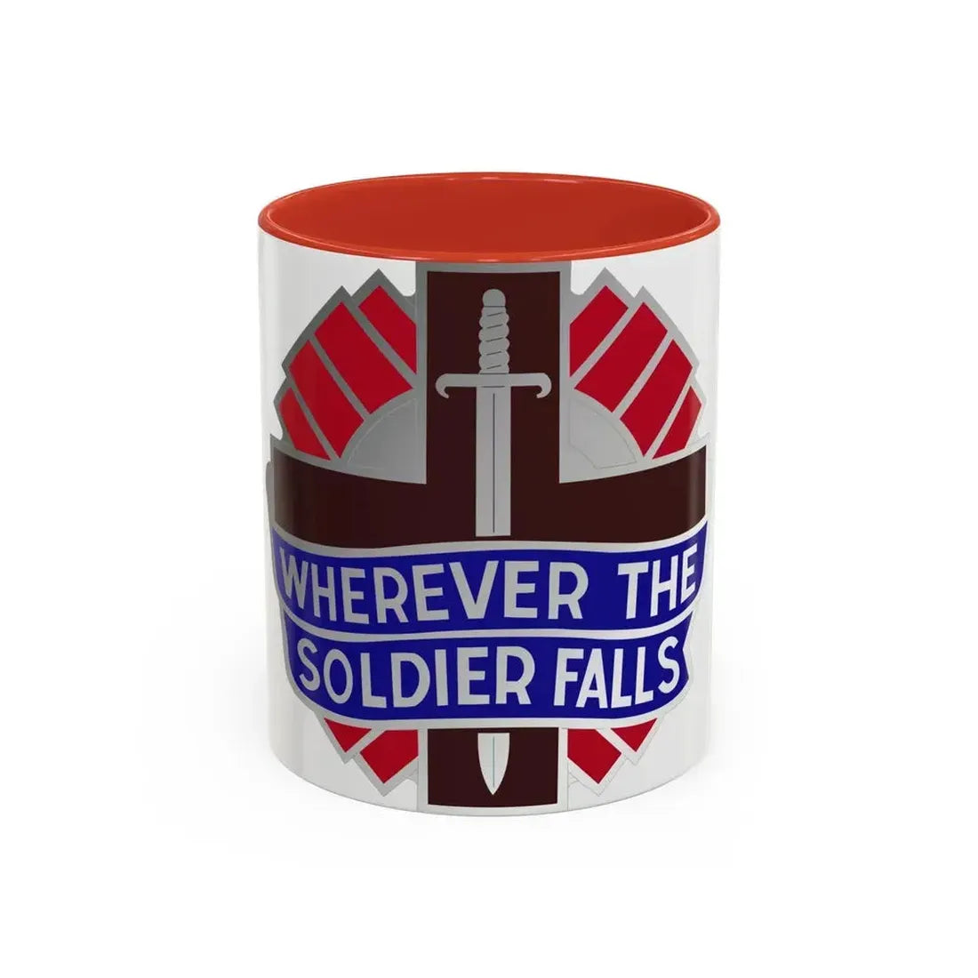 351 Surgical Hospital (U.S. Army) Accent Coffee Mug 11oz Red - Go Mug Yourself