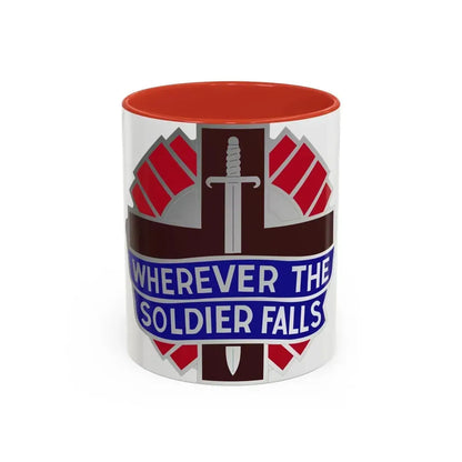 351 Surgical Hospital (U.S. Army) Accent Coffee Mug 11oz Red - Go Mug Yourself