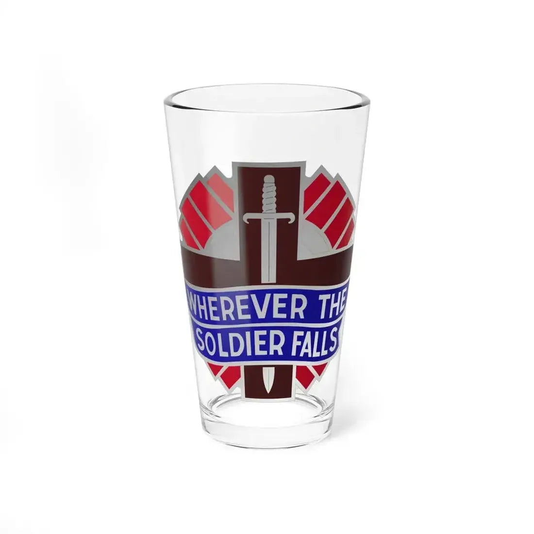 351 Surgical Hospital (U.S. Army) Pint Glass 16oz 16oz - Go Mug Yourself